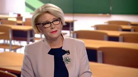 The Deputy Minister of Education Marzena Machałek was a guest of TVN24&#039;s "Fakty po Faktach"