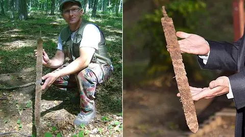 Miłośnik historii znalazł średniowieczny miecz. "To mój złoty pociąg"