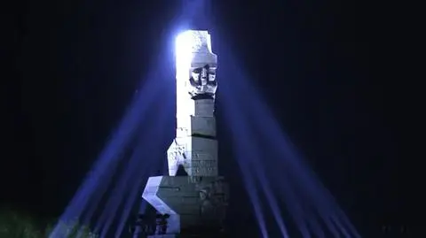 Tak wygląda iluminacja na Westerplatte