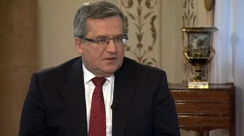 Bronisław Komorowski był gościem "Faktów po Faktach" w TVN24