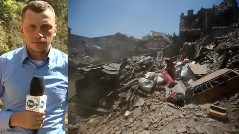 Specjalny wysłannik TVN24 relacjonuje sytuację w Nepalu