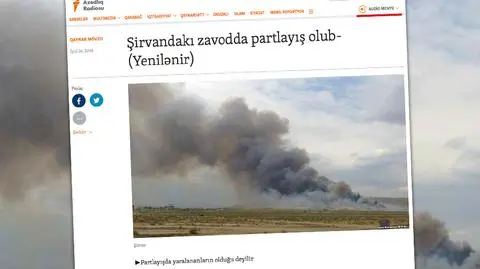 Azerbejdżan. Wybuch w składzie broni