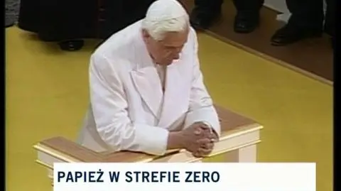 Papież modlił się na Ground Zero