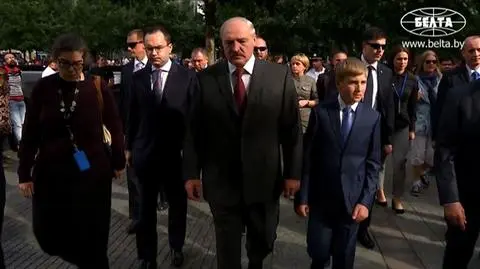 Młody Łukaszenka na salonach