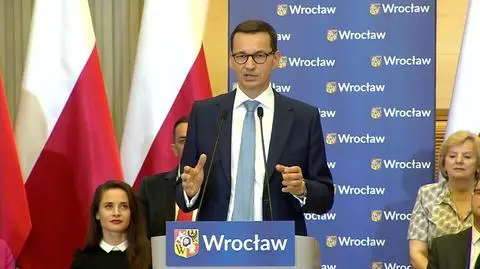 Prime minister Mateusz Morawiecki shared his vision of Poland with the residents of Wrocław