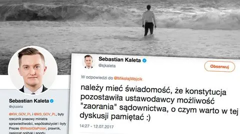 Kaleta: konstytucja pozostawiła 
możliwość zaorania sądownictwa