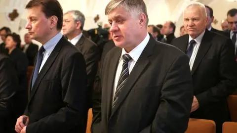 Posłowie PiS Mariusz Błaszczak i Krzysztof Jurgiel na Jasnej Górze