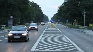 DK2 w okolicach Niepokalanowa