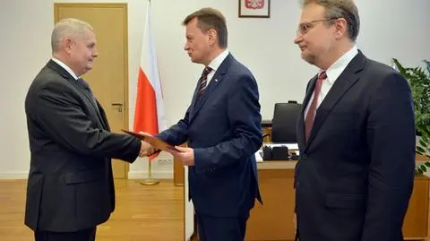 Major Marek Łapiński stanowisko komendanta głównego Straży Granicznej objął ostatniego dnia ubiegłego roku