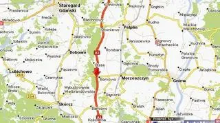 Koło Borkowa zderzyły się trzy auta osobowe 