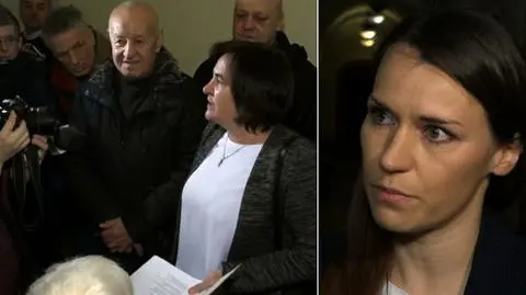 Proces posłanki PO i radnej PiS. Gwizdy i okrzyki "na łyso" w sądzie.
