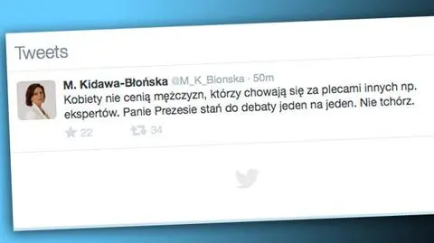 Rzeczniczka rządu: Panie Prezesie, stań do debaty. Nie tchórz