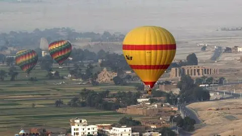 Pękł balon pełen turystów