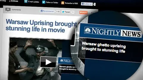 Wpadka amerykańskiej NBC. Pomyliła zryw w getcie z Powstaniem Warszawskim