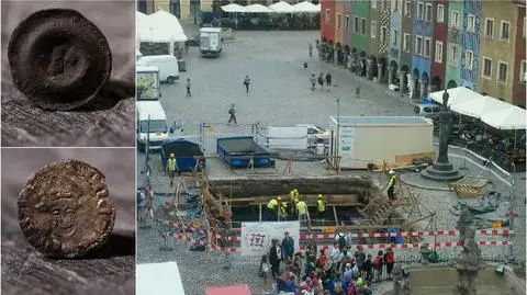 Monety z czasów Kazimierza Wielkiego odkryte w Poznaniu