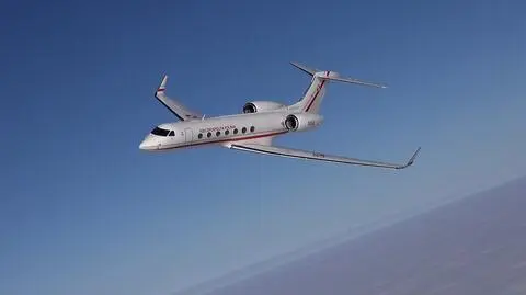 Gulfstream G550 to jeden z samolotów, którymi latał marszałek Sejmu Marek Kuchciński