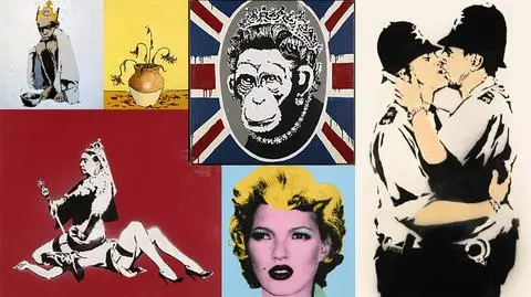 Całujący się policjanci, królowa jako lesbijka. Wystawa, na którą Banksy się nie zgodził