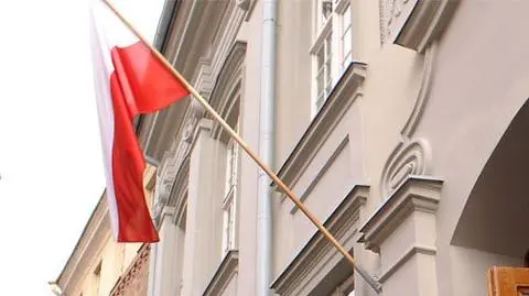 "Won z Litwy" na polskiej ambasadzie