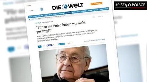 #PisząoPolsce. Andrzej Wajda: nie o taką Polskę walczyliśmy