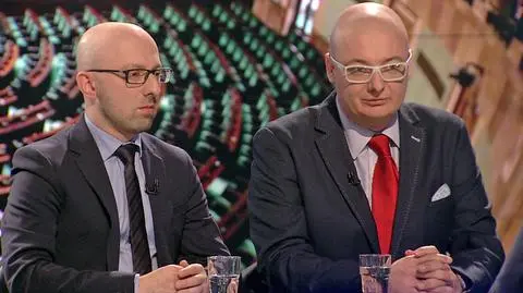 Krzysztof Łapiński i Michał Kamiński w "Faktach po Faktach"