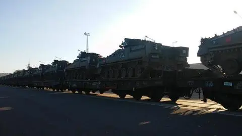 Czołgi Challenger i wozy bojowe piechoty Warrior w Gdańsku