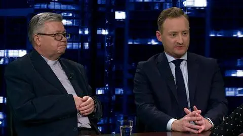 Ksiądz Alfred Wierzbicki i dr Piotr Szeląg w "Kropce nad i"