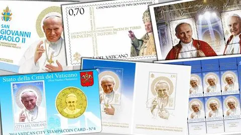 Kanonizacja Jana Pawła II. Watykan 
i Polska wydają pamiątkowe znaczki