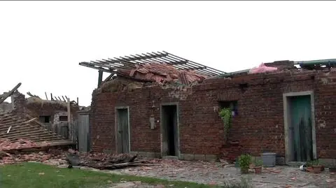 Havoc and destruction after heavy storms in southern Poland