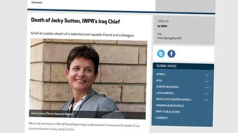 Jacky Sutton nie żyje. Przyjaciele nie wierzą w samobójstwo