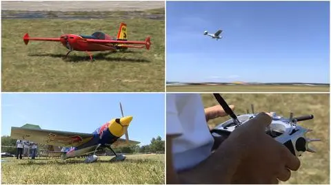 Na Kobylnicą można dziś było podziwiać latające modele