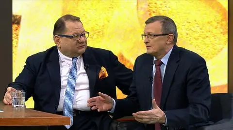 Ryszard Kalisz i Tadeusz Cymański w "Piaskiem po oczach"