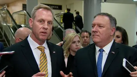 Patrick Shanahan i Mike Pompeo spotkali się z kongresmenami i senatorami w sprawie Iranu