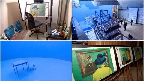 Dziuple dla malarzy, studio dla aktorów. Tu powstawał "Twój Vincent"