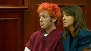 James Holmes na sali sądowej