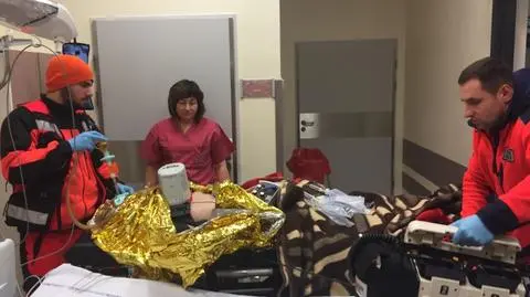 38-latek już w szpitalu