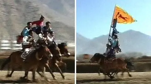 Konne akrobacje dla Żelaznego Królika