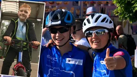 Students from Gliwice completed a bike tour around Poland to help their sick friend Filip