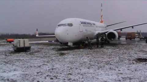 Samolot wypadł z pasa na lotnisku 