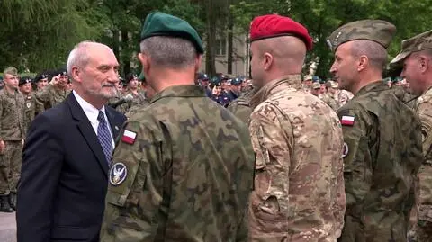 Macierewicz na otwarciu ćwiczenia Anakonda-16