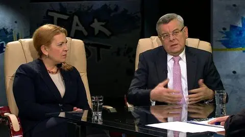 Elżbieta Jakubiak i Tomasz Nałęcz w Tak Jest