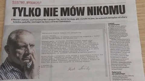 Dymisja prezesa fundacji "Nie lękajcie się"