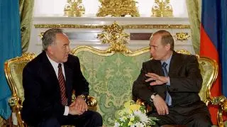 Putin dostał poparcie Nazarbajewa dla swojej agresywnej polityki wobec Ukrainy
