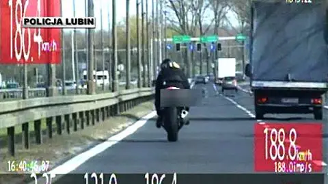 Przekroczył prędkość o ponad 100 km/h