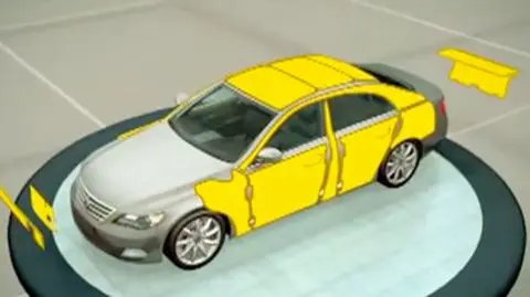 Brazylijska reklama pancerza montowanego w zwykłych samochodach