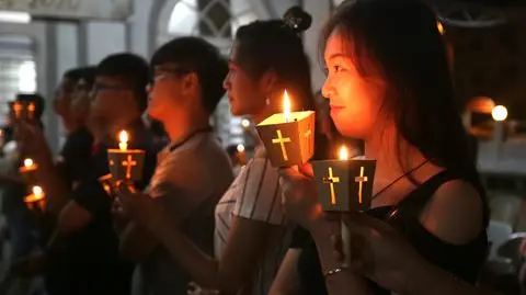 W Chinach mieszka około 12 milionów katolików [wideo archiwalne]