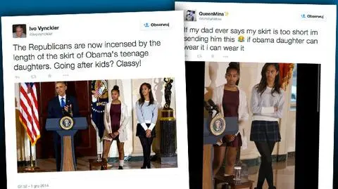 Córki Obamy Sasha i Malia skrytkowane. Urzędniczka Kongresu straciła stanowisko