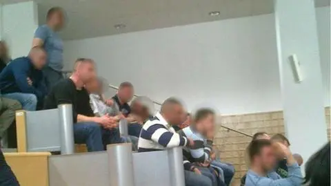 Pod sąd za ustawki - pseudkibice Widzewa na sali rozpraw