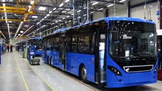 Linia produkcyjna autobusów Volvo