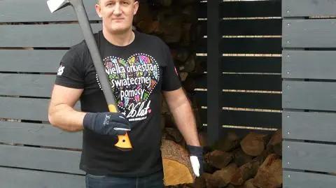 "Skosiłem, skopałem, porąbię". Radny wspiera WOŚP