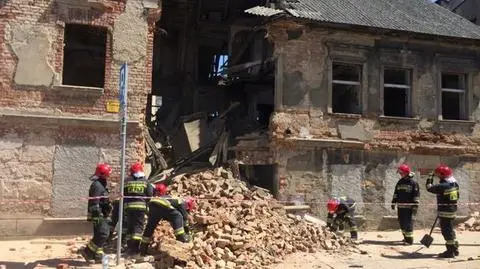 W Gnieźnie zawaliła się kamienica. 
"Nie stwierdzono poszkodowanych"